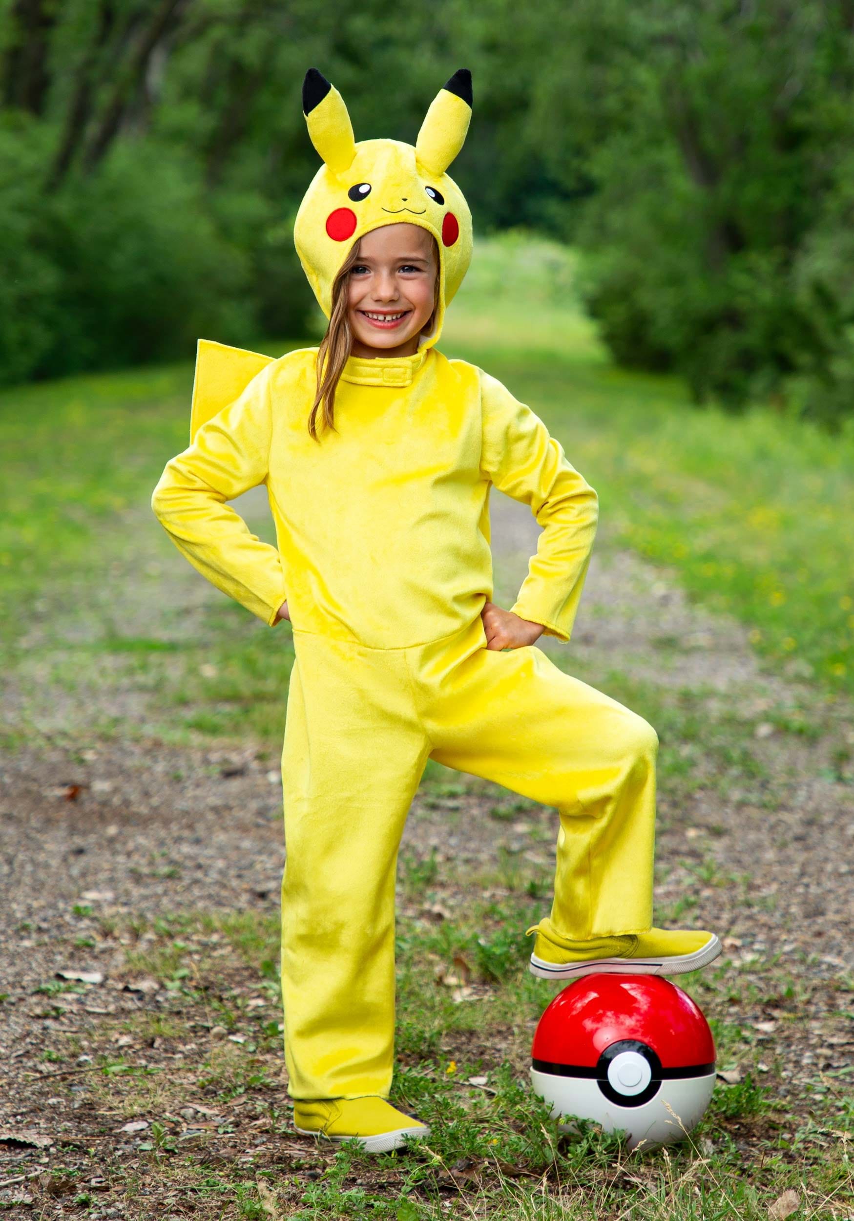 Costume Pikachu Per Bambini – Tuta Con Cappuccio Ufficiale Pokemon – Taglia Large (10-12 Anni) – Morbido E Sicuro