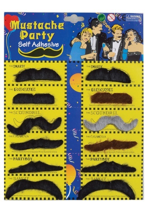 Moustache Card