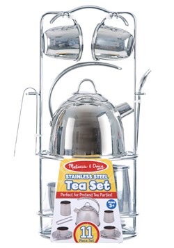Melissa & Doug Stainless Steel Tea Set