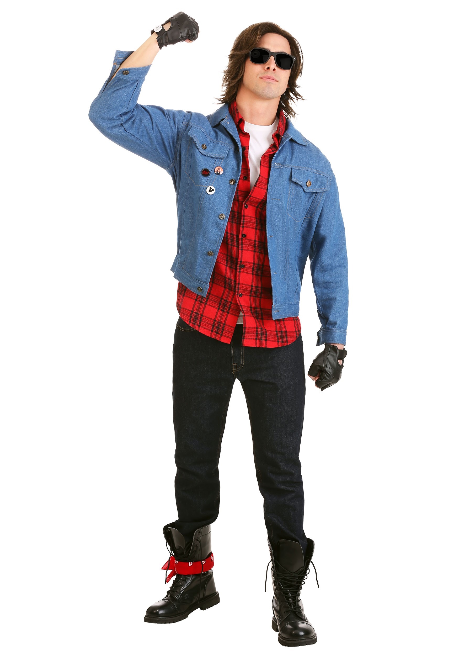 Photos - Fancy Dress John FUN Costumes The Breakfast Club  Bender Costume for Men Black/Blue 