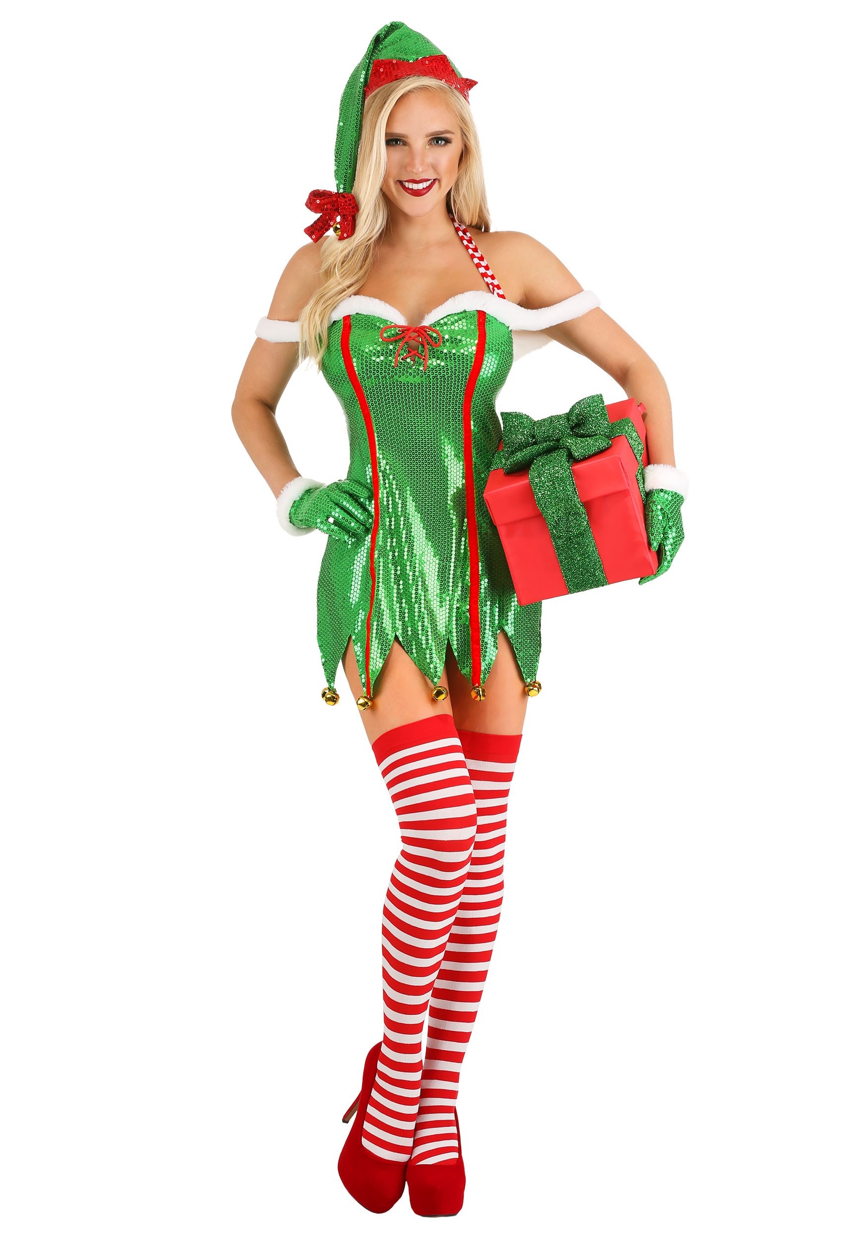 womens christmas elf costume