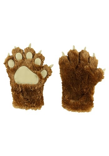 The Kids Brown Bear Paw Mitt Glove