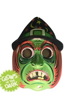 Classic Witch Vacuform Mask 23" Wall Hanger Decor