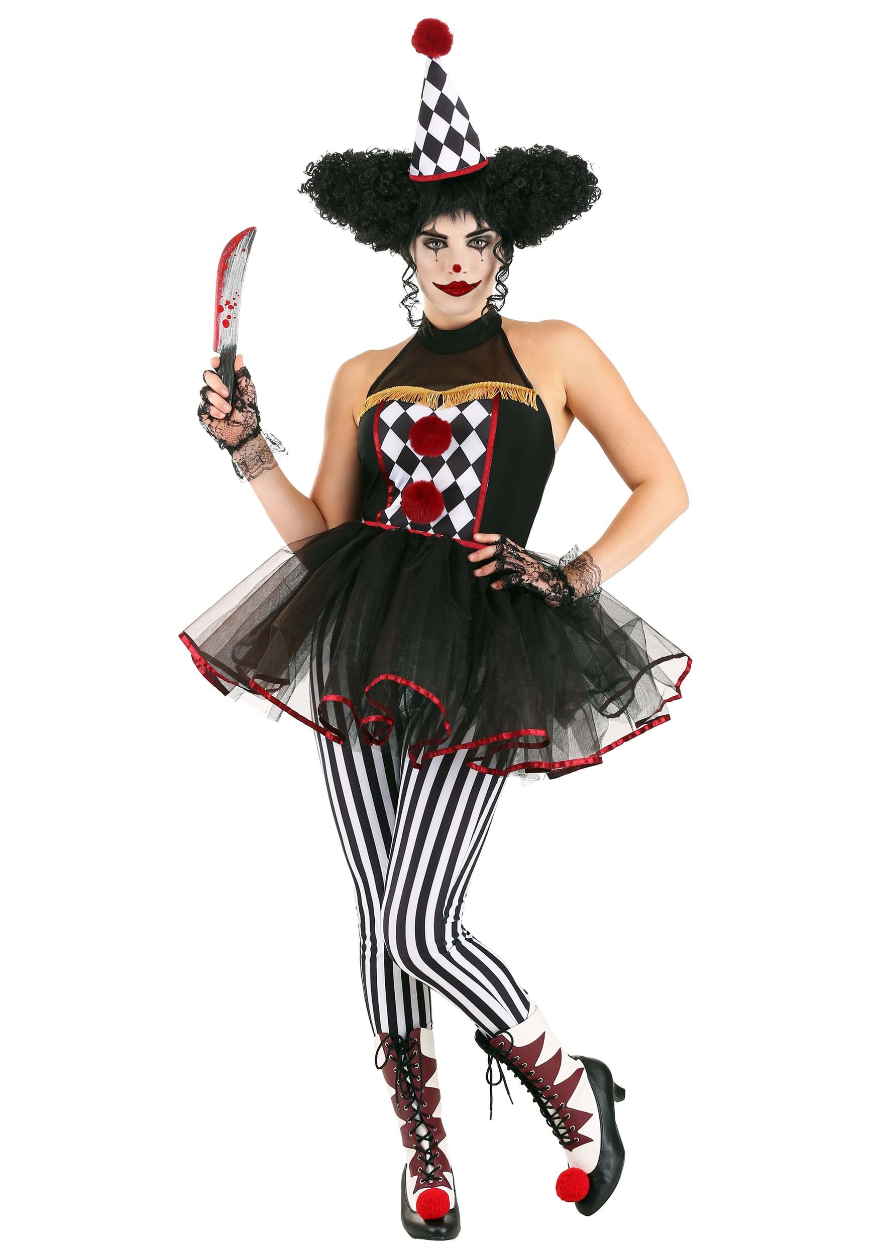 Twisted Clown Women's Costume