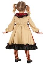 Girls Toddler Little Creepy Clown Costume Alt 2