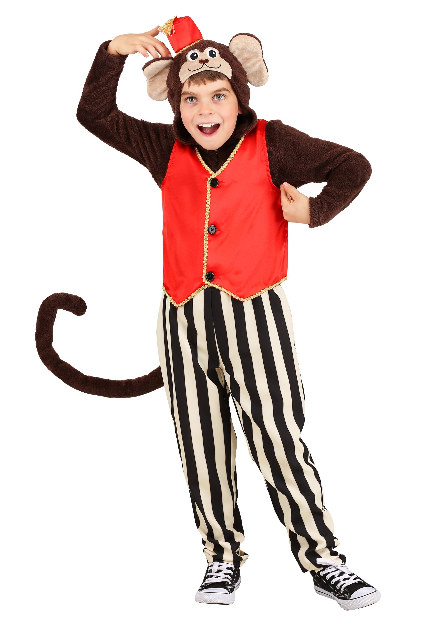 Photos - Fancy Dress FUN Costumes Child Circus Monkey Costume | Circus Costumes Brown/Red