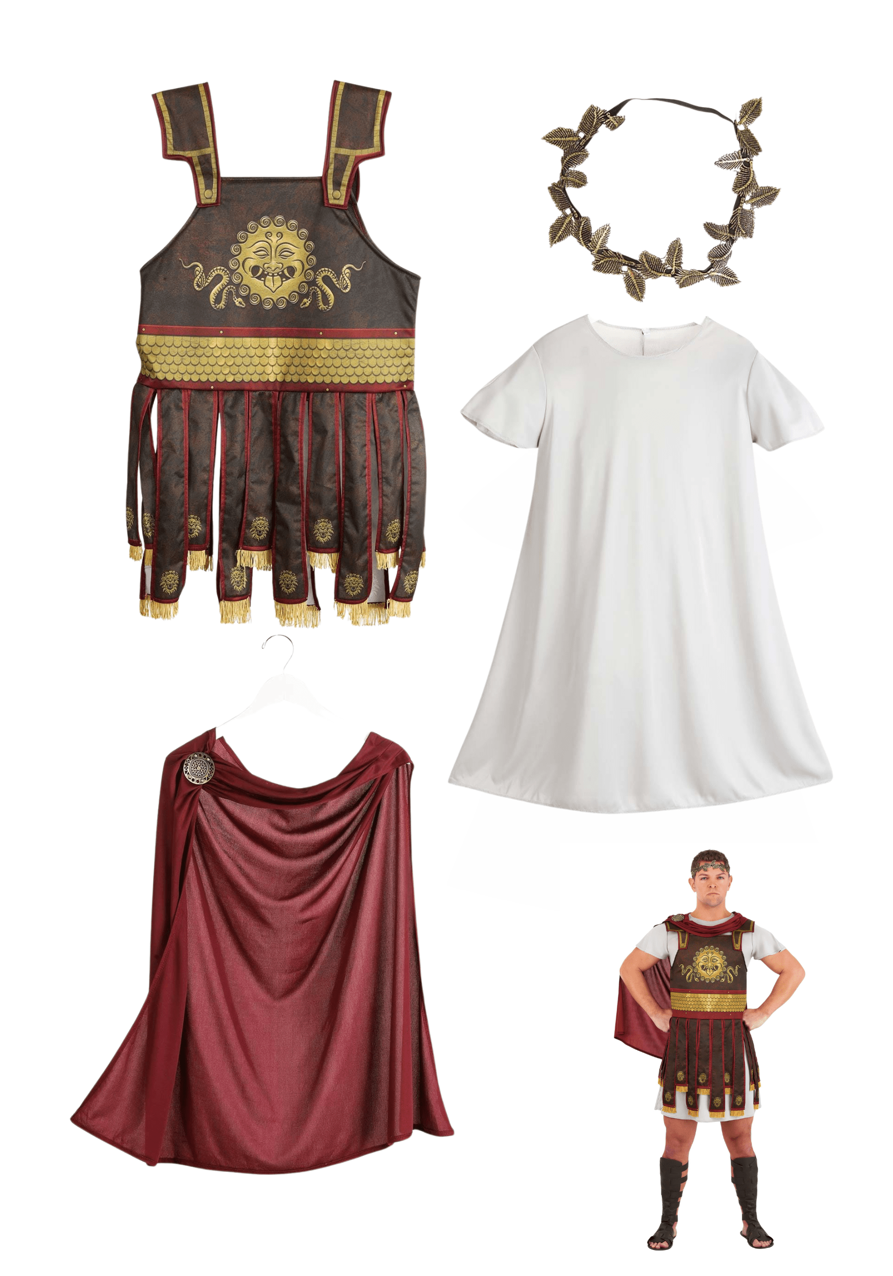 Roman Warrior Men's Costume