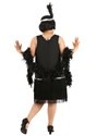 Plus Size Women's Onyx Flapper Costume