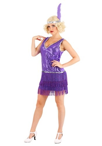 Amethyst Purple Flapper Women's Costume
