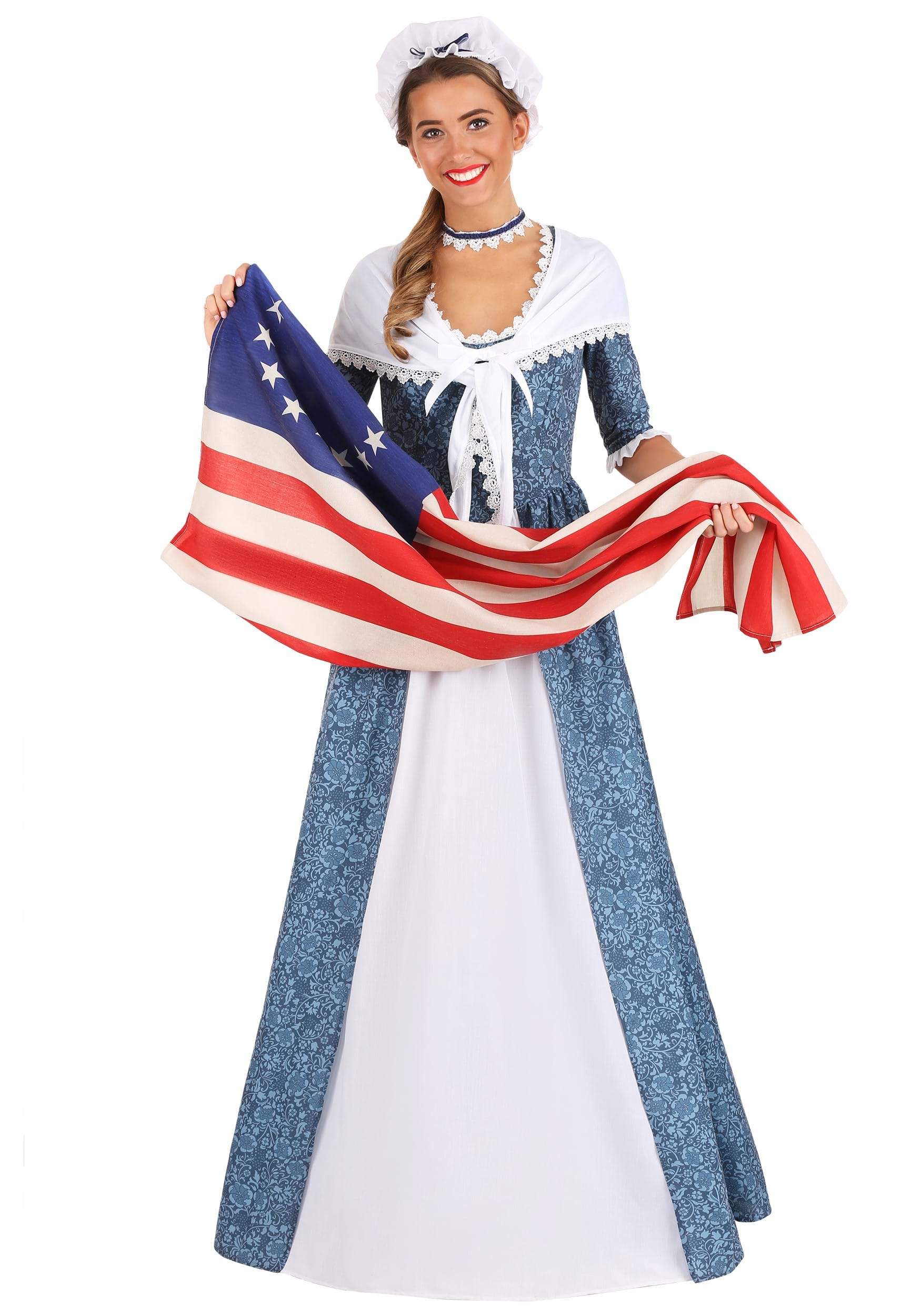 Betsy Ross Colonial Lady Adult Costume