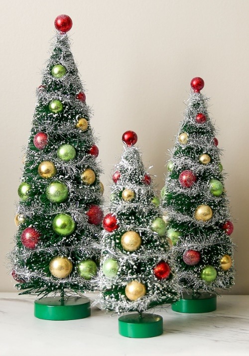 Decorative Christmas Trees (3 pc. set)