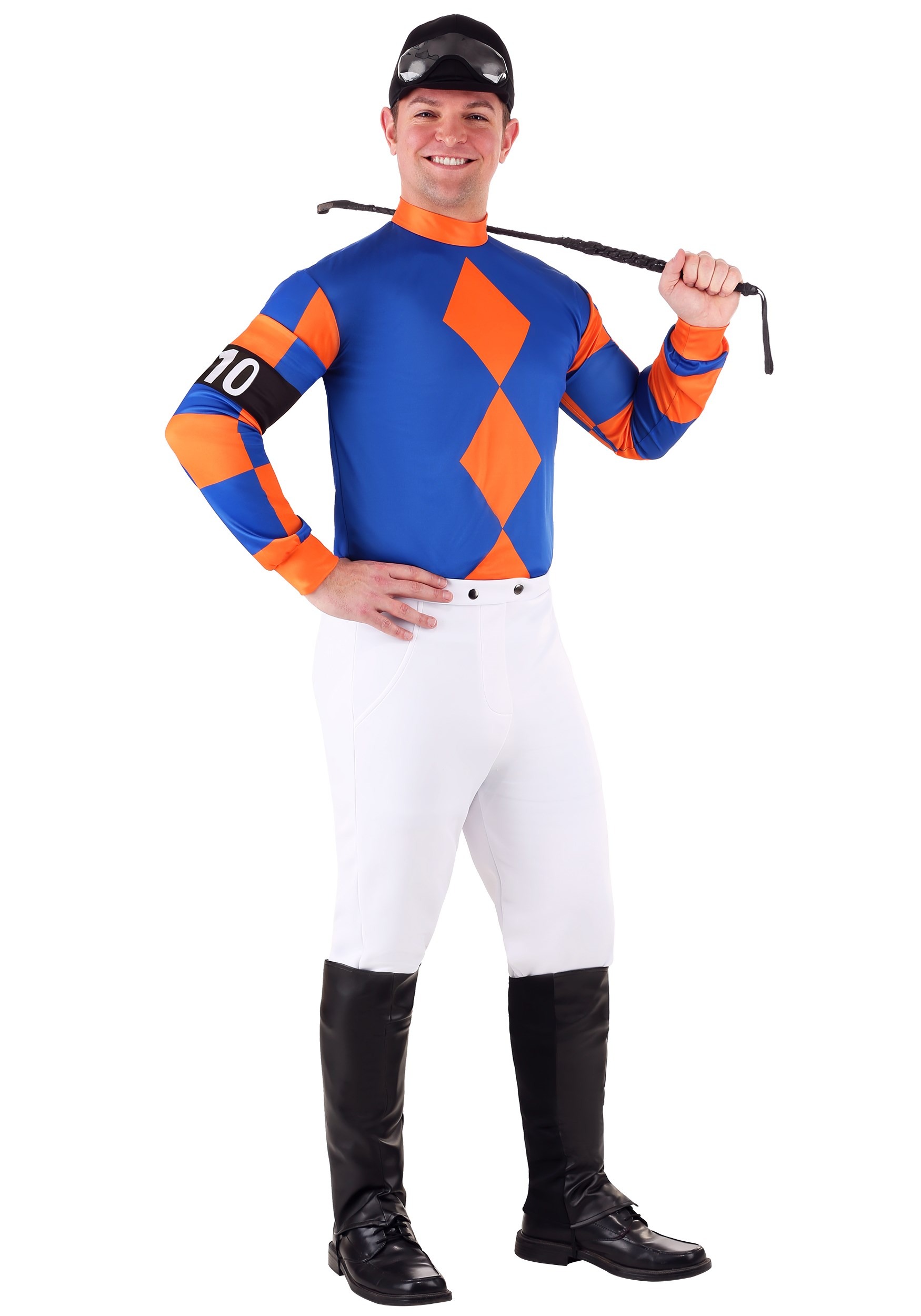 Disfraz de jockey de Kentucky Derby para hombres Multicolor