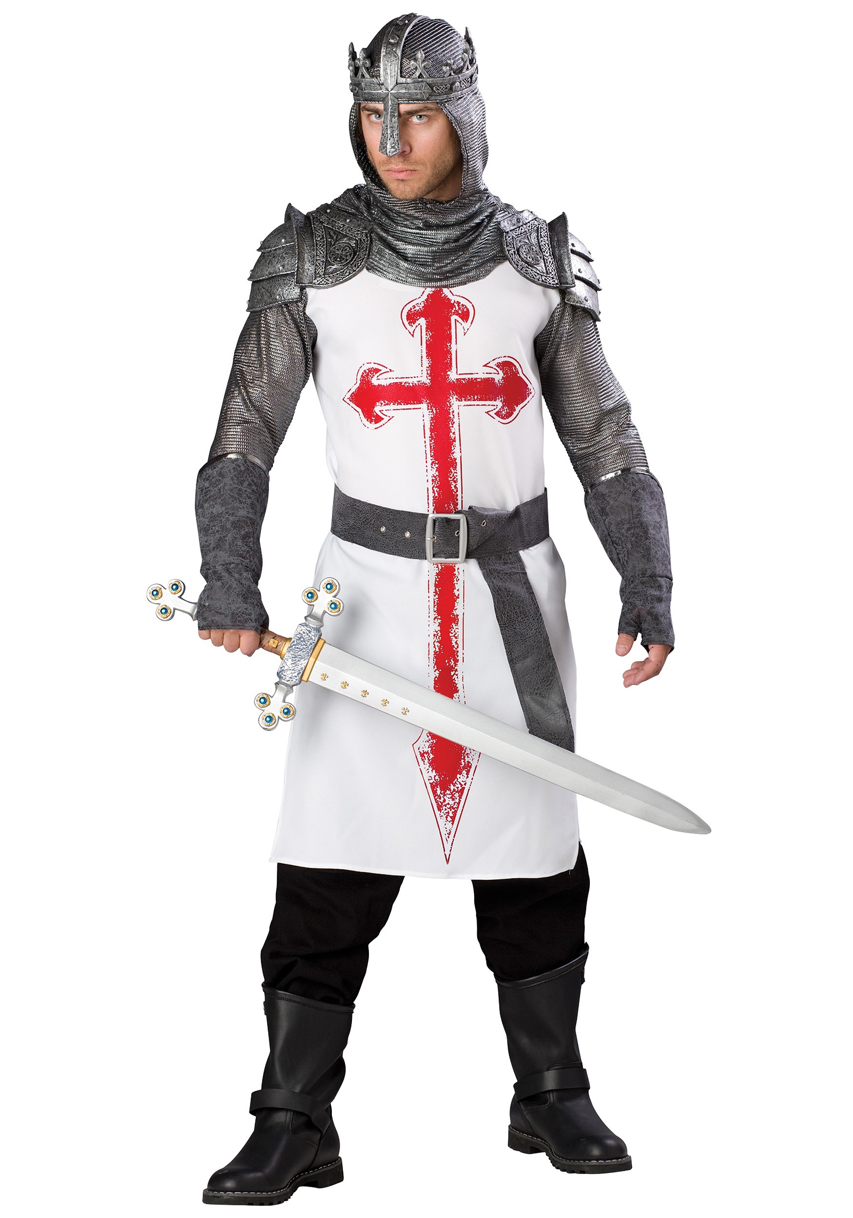 Disfraz de Deluxe Men's Crusader Knight Multicolor Colombia
