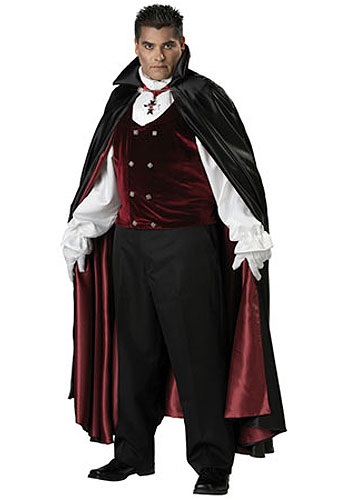 Gothic Plus Size Vampire Costume 2X