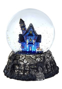Haunted House Waterglobe w/ LED Décor