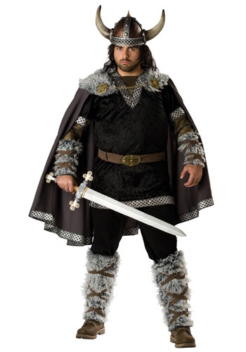 Men's Plus Size Viking Warrior Costume