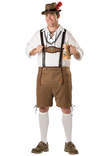 Plus Oktoberfest Guy Costume