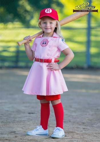 League of Their Own Baseball Uniform With Red Trim Sizes 2T 