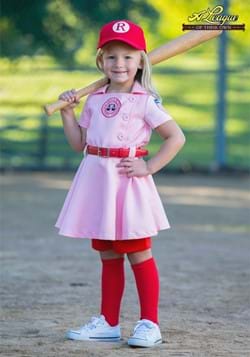 League of Their Own Toddler Girl Dottie Luxury Costume