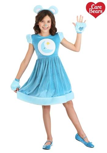 Girls Bedtime Bear Party Dress Costume-upd