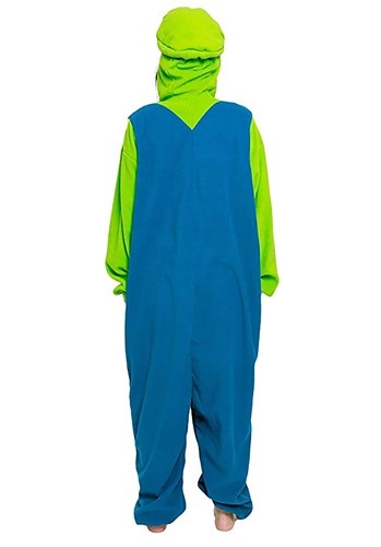 Super Mario Brothers Luigi Kigurumi Costume for Adults