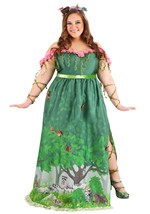 Womens Plus Size Mother Nature Costume Alt 1