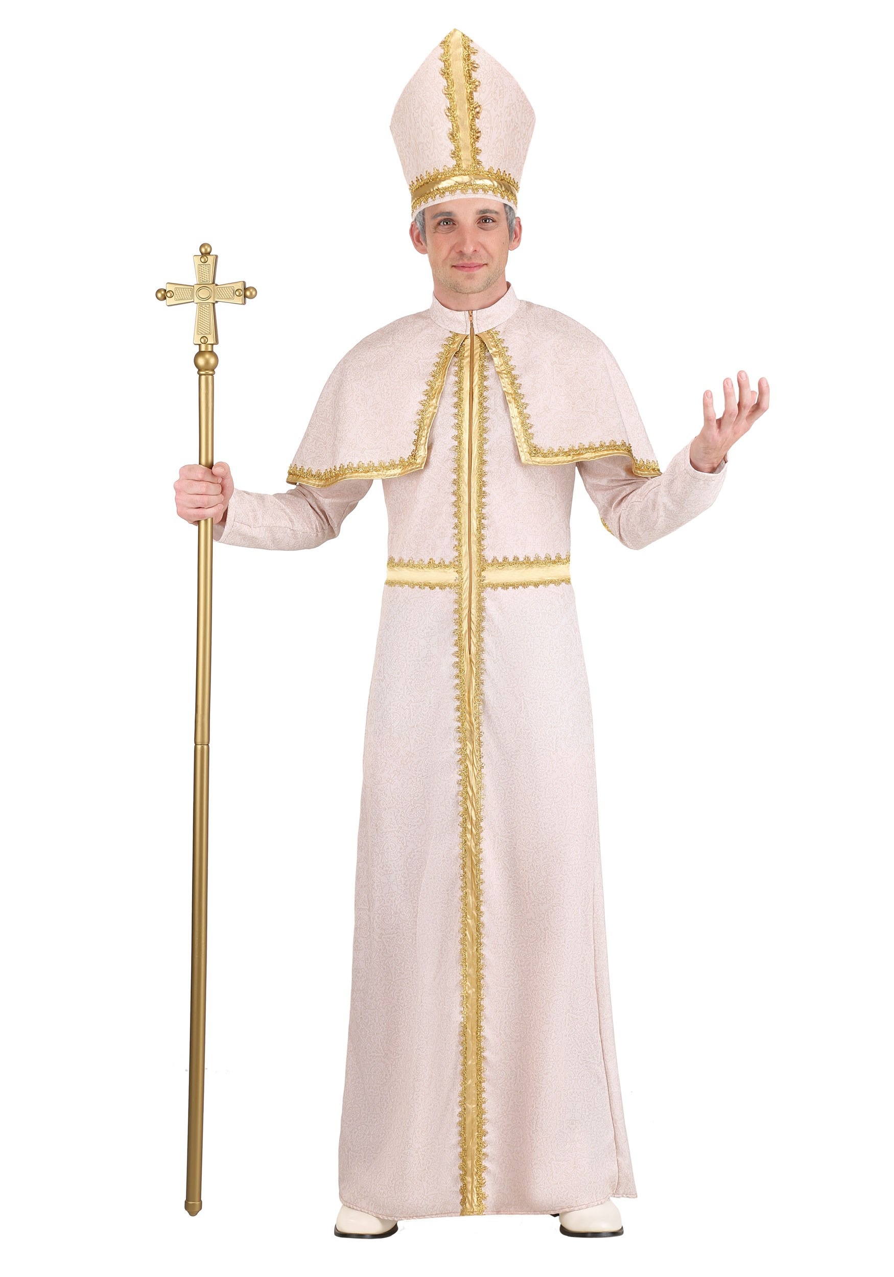 varme kage Kollisionskursus Pious Pope Men's Costume