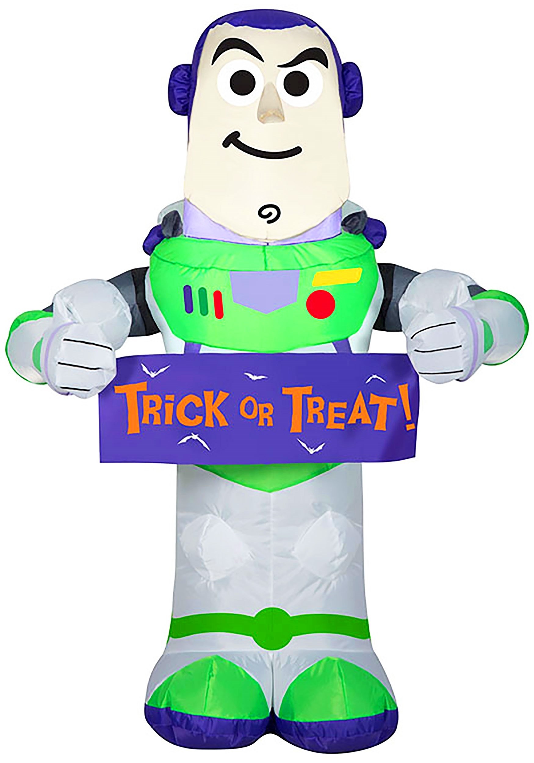 Toy Story Buzz Lightyear With Banner Inflatable Halloween Decoration