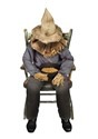 Animated Sitting Scarecrow Prop