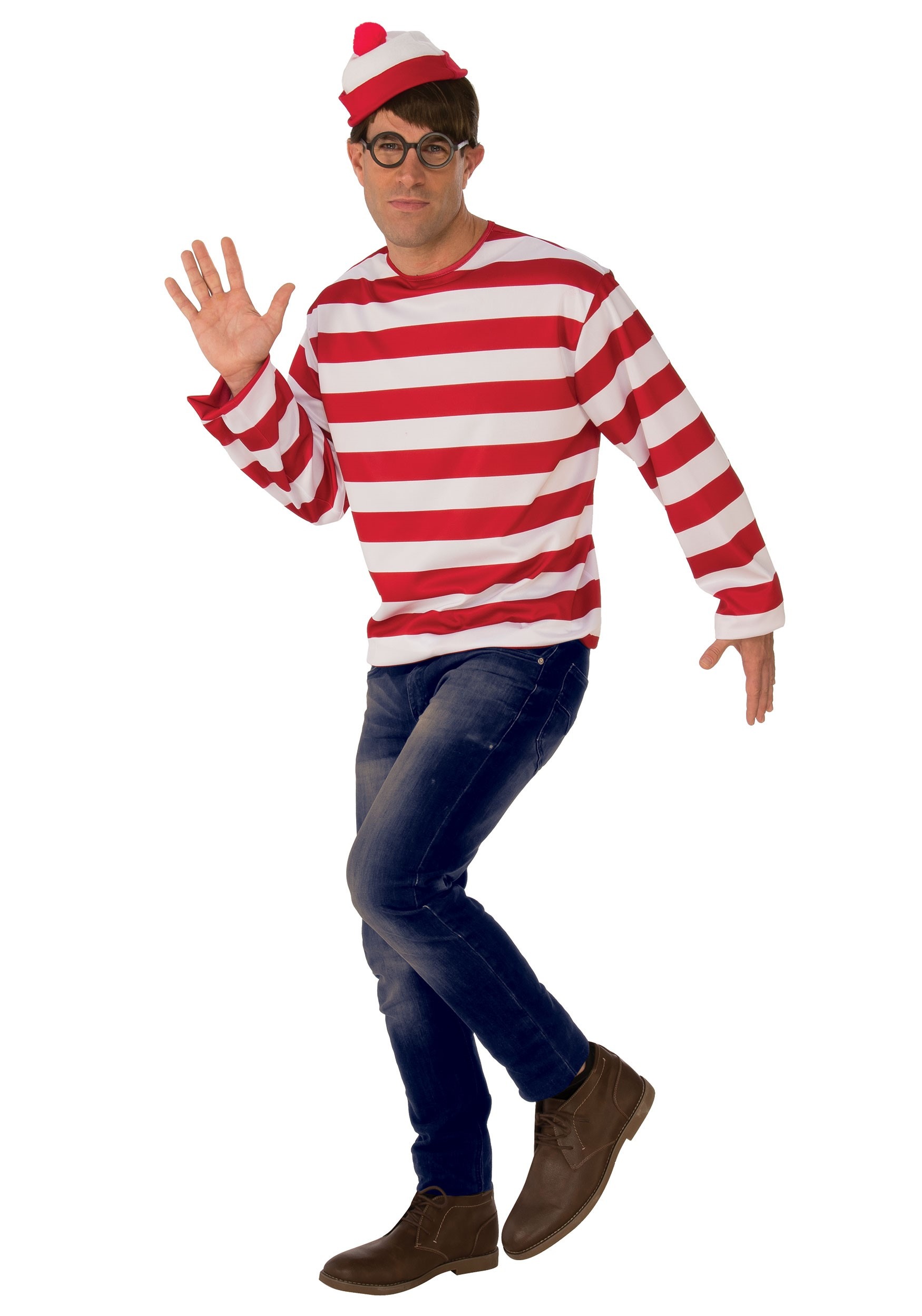 Where's Waldo Men's Costume -  Rubies Costume Co. Inc