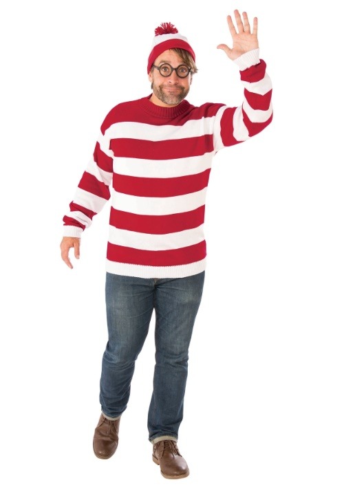 Where's Waldo Deluxe Plus Size Adult Costume