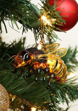 Noble Gems Glass Ornament Honey Bee-update
