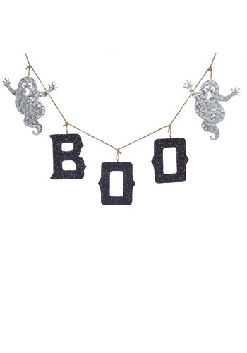 Metal 52" Boo Garland Halloween Decoration
