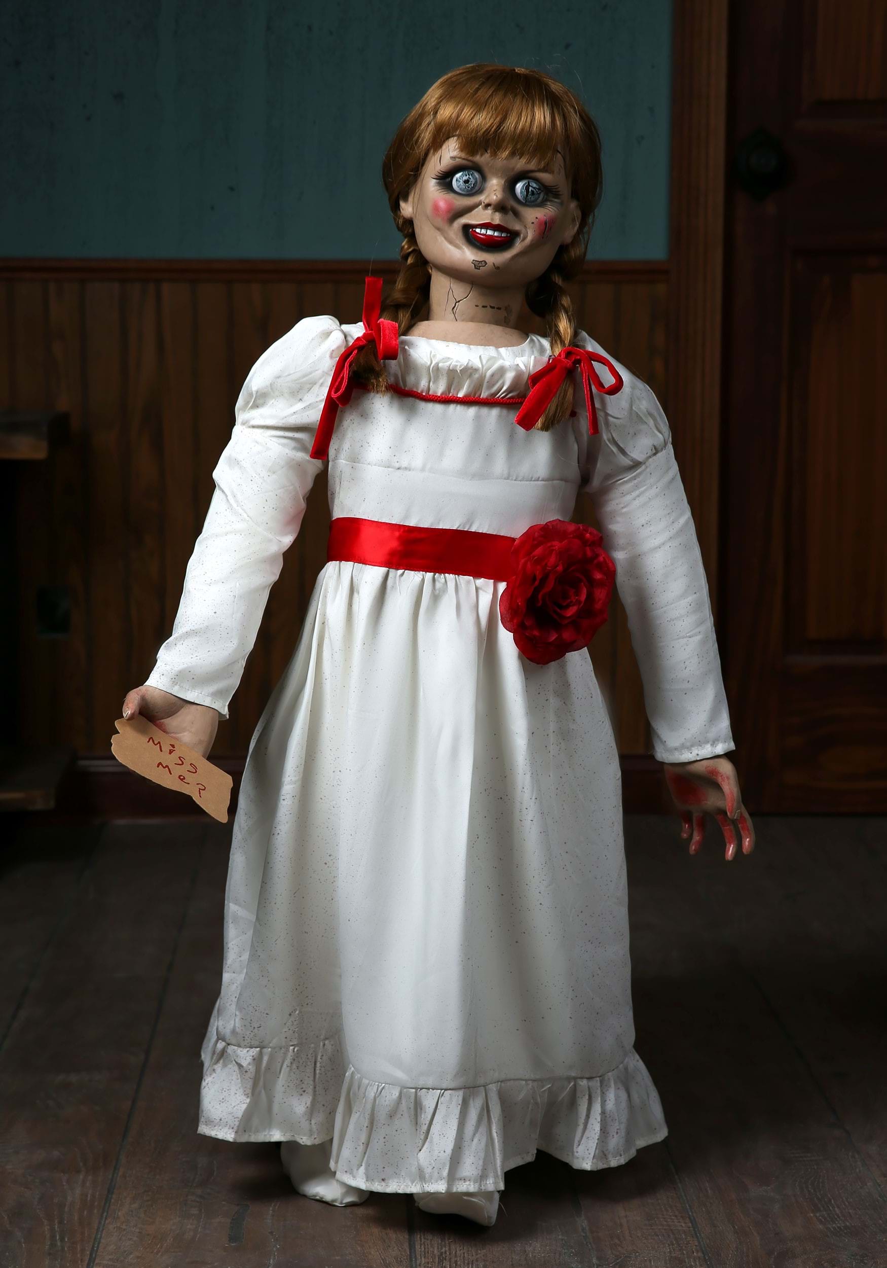 The Conjuring Annabelle Doll Cosplay Costume Halloween Kids Horror Fancy Dress
