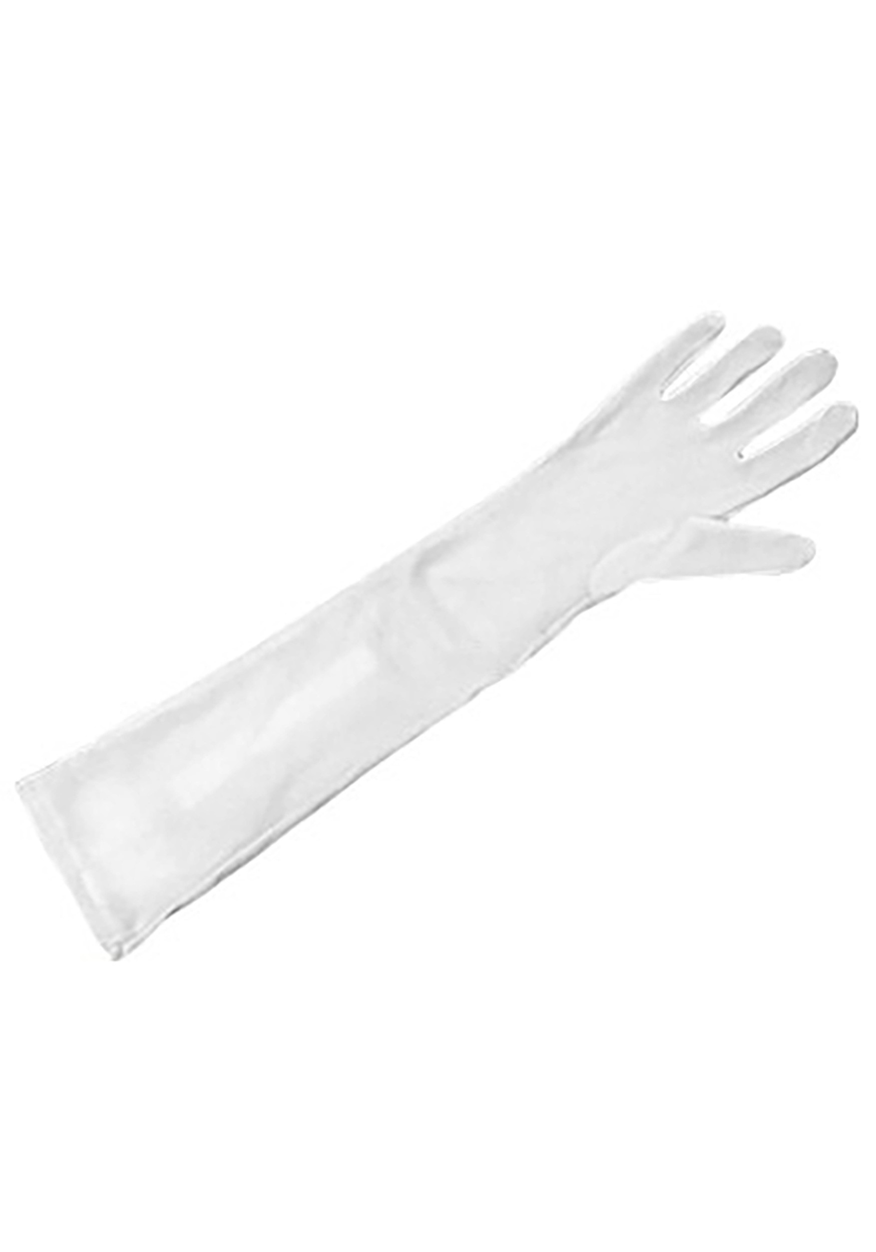 Long White Gloves for Women