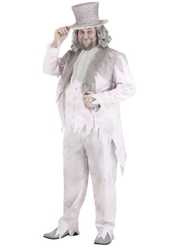 Men's Plus Size Victorian Ghost Costume