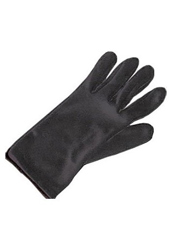 Kid's Black Costume Gloves