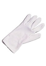 Kids White Costume Gloves