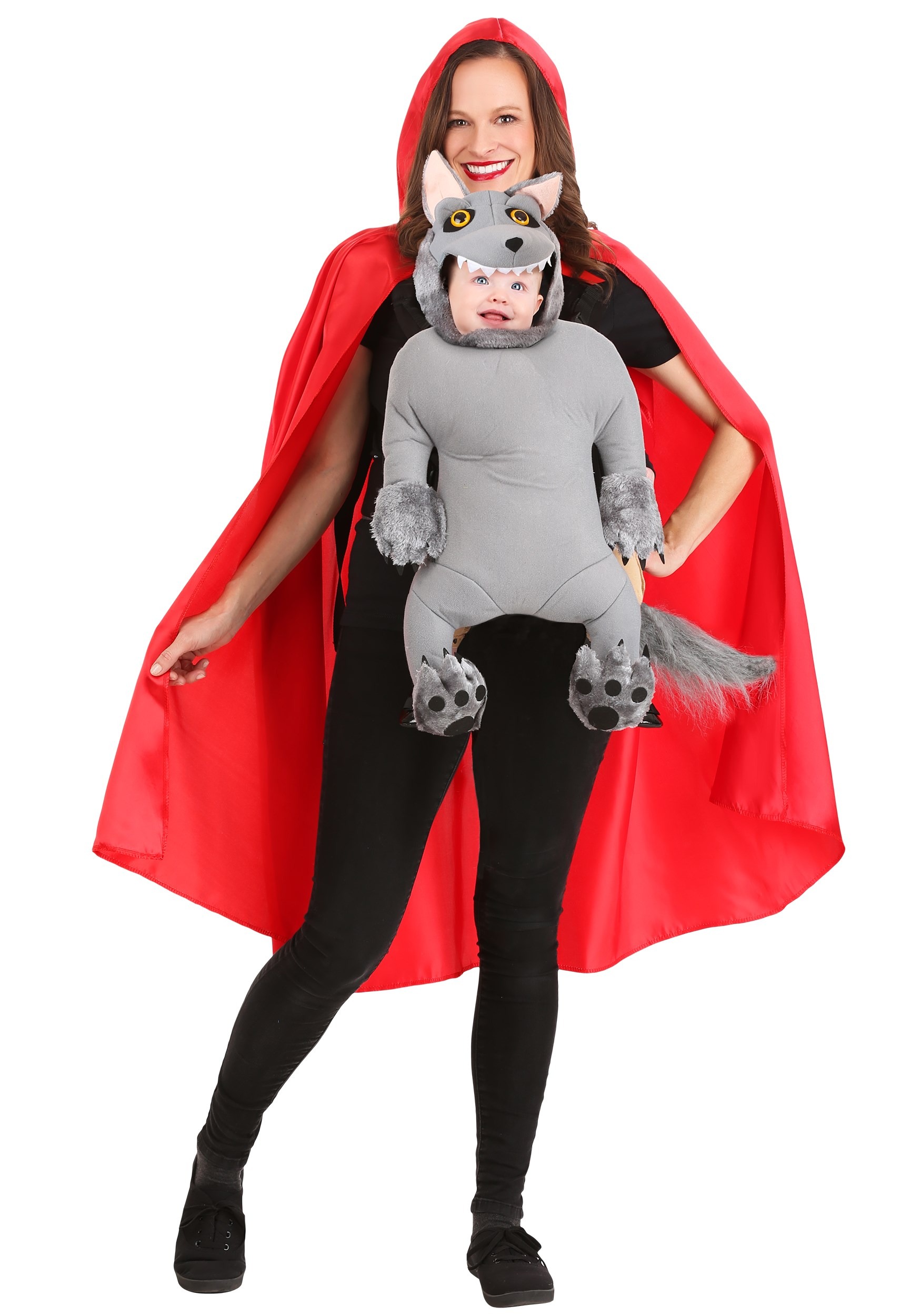 Little Red Riding Hood and Baby Wolf Costume