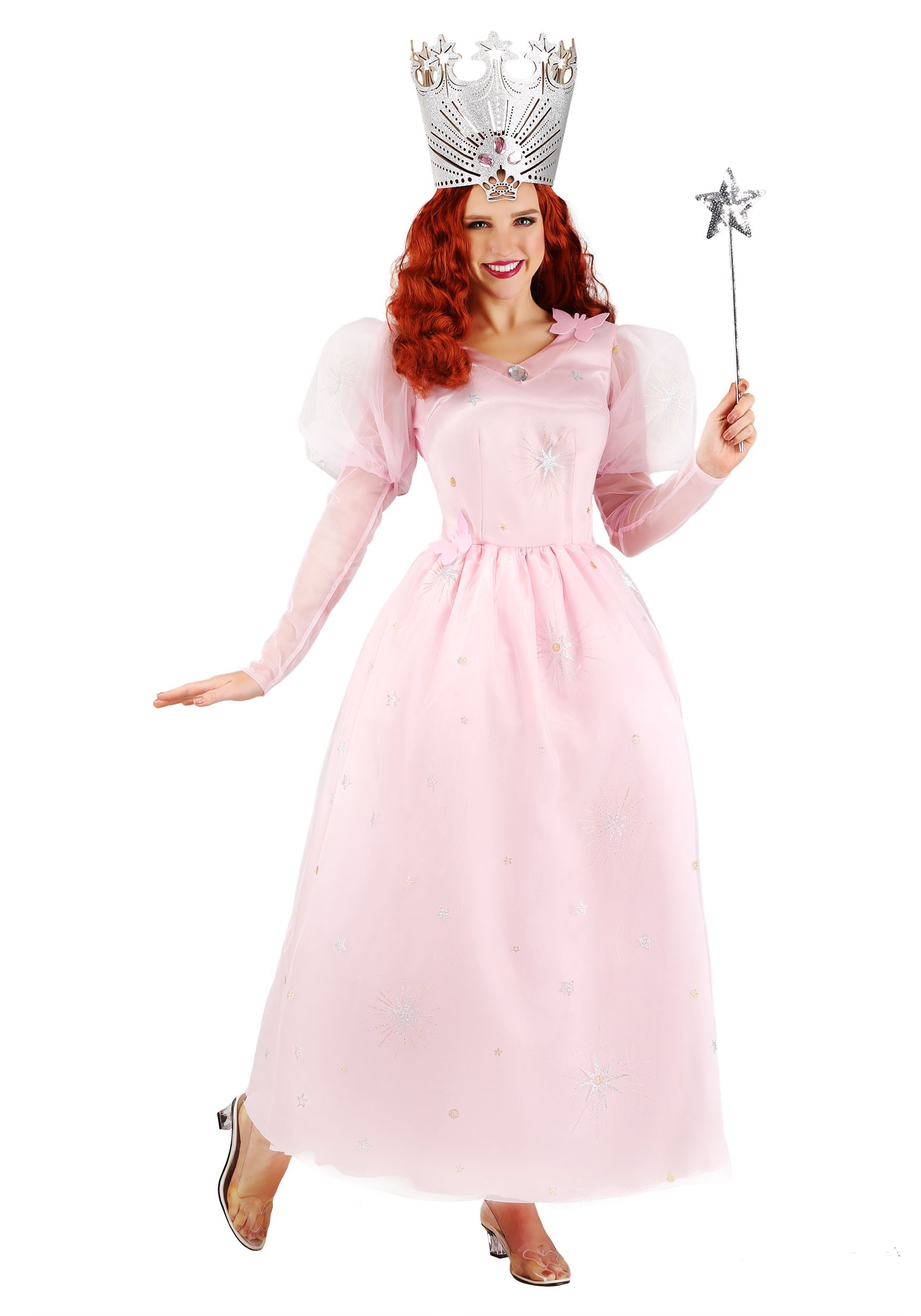 Disfraz de Glinda para mujeres de Oz Size Wizard of Oz Multicolor
