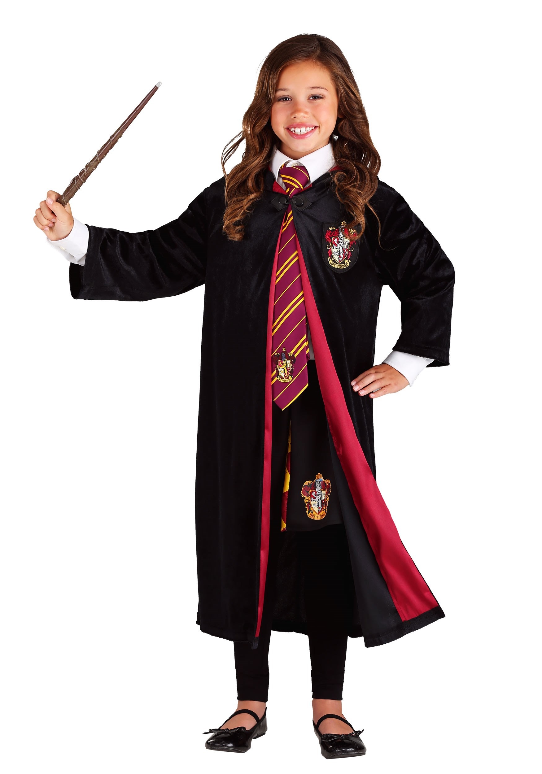 Kids Deluxe Harry Potter Robe World Book Day Fancy Dress Gryffindor Robe 