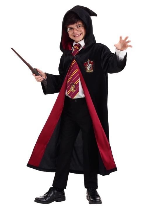 Deluxe Kids Harry Potter Gryffindor Robe Costume