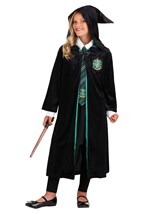 Harry Potter Child Deluxe Slytherin Robe Costume Alt 3