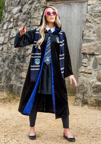 Harry Potter Adult Deluxe Ravenclaw Robe new