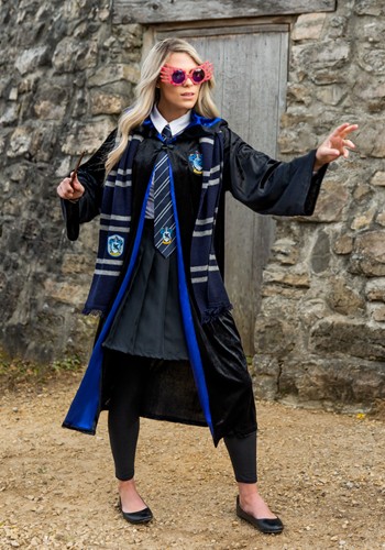 Deluxe Harry Potter Plus Size Ravenclaw Robe Costume for Adults