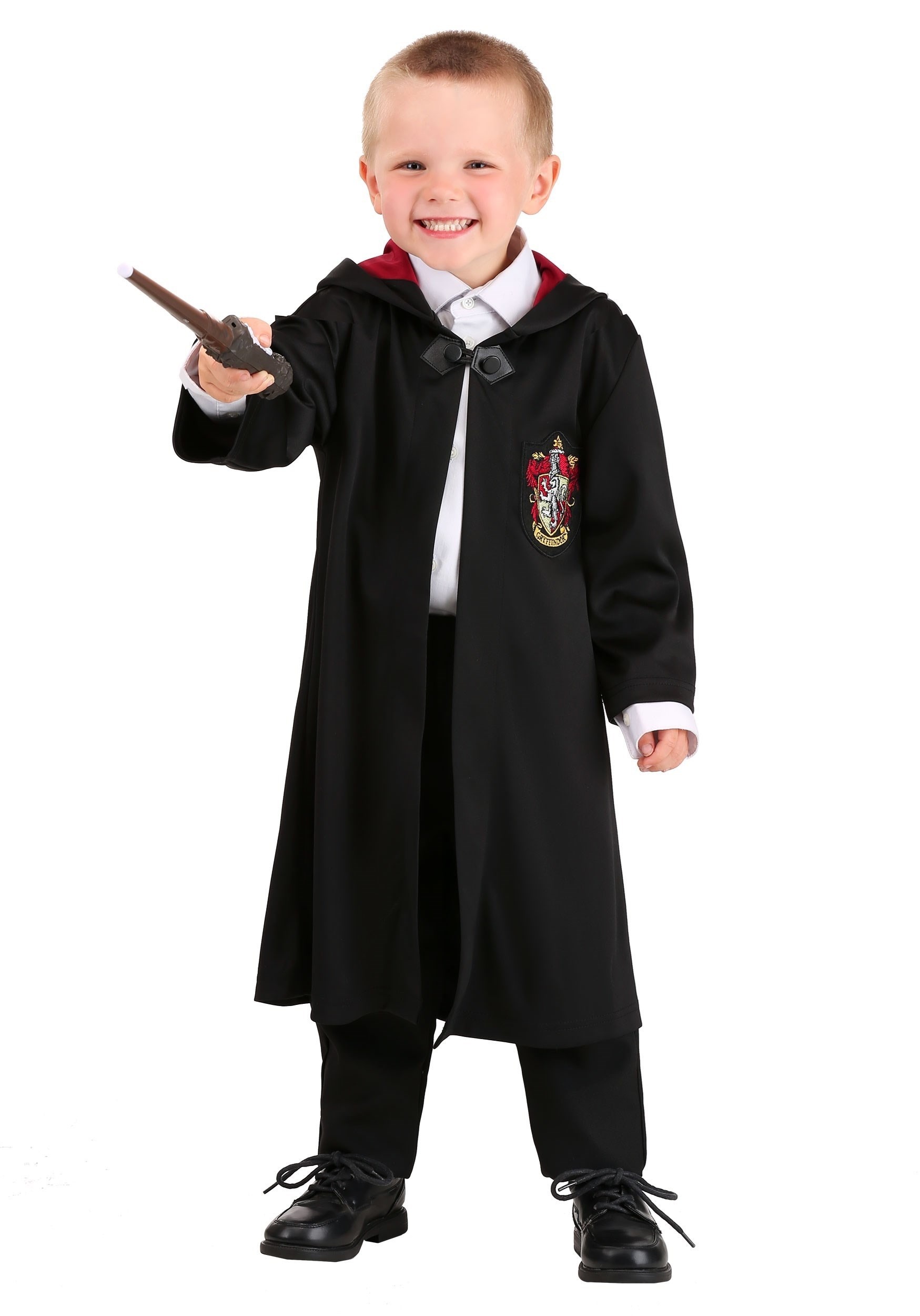 Photos - Fancy Dress Potter Jerry Leigh Harry  Toddler's Gryffindor Robe Costume Black/Red 
