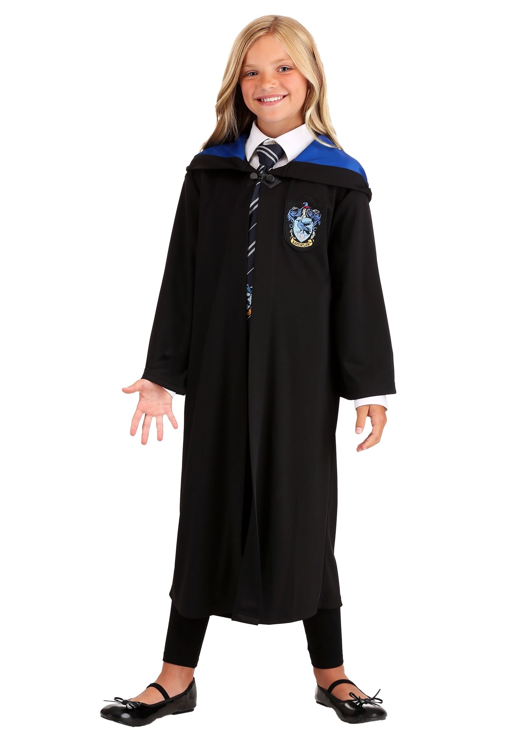 Girls Harry Potter Ravenclaw Cho Chang Halloween Costume Uniform Dress  Child S-L
