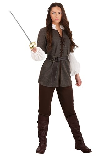 Women's Vintage Strong Woman Costume