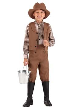 Kid's Western Pioneer Costume Main