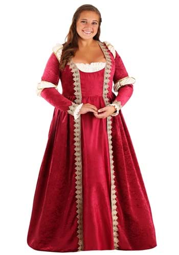 Plus Size Women's Crimson Maiden Costume